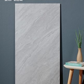Sintered Stone Kitchen Island — Marble-Look